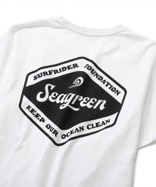 SEAGREEN(シーグリーン)の「SEAGREEN(シーグリーン)×SURFRIDER S/S 1 カットソー MSG20A8135(Tシャツ/カットソー・メンズ・ホワイト/チャコールグレー・1/2/3)」の11枚目の写真