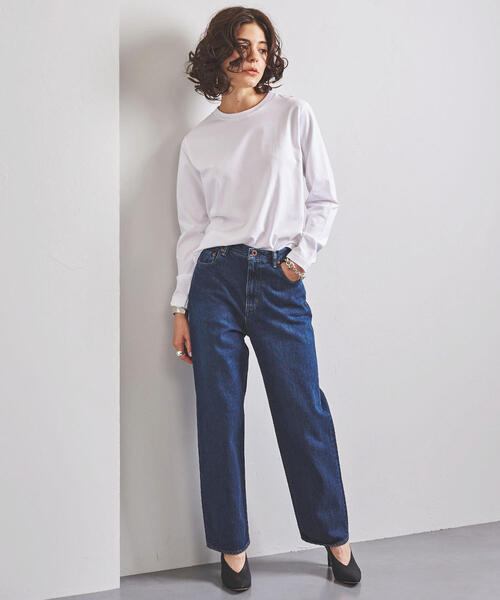 UNITED ARROWS(ユナイテッドアローズ)の「UWSC ストレート デニムパンツ◆(デニムパンツ・レディース・コバルトブルー・36/34/38/40)」の14枚目の写真