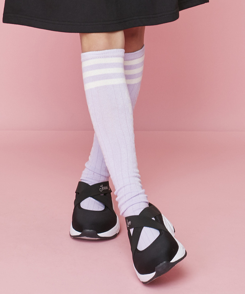 OFF WHITE ロゴ インターシャ リブソックス Off-White（ソックス）のフリマアイテム一覧