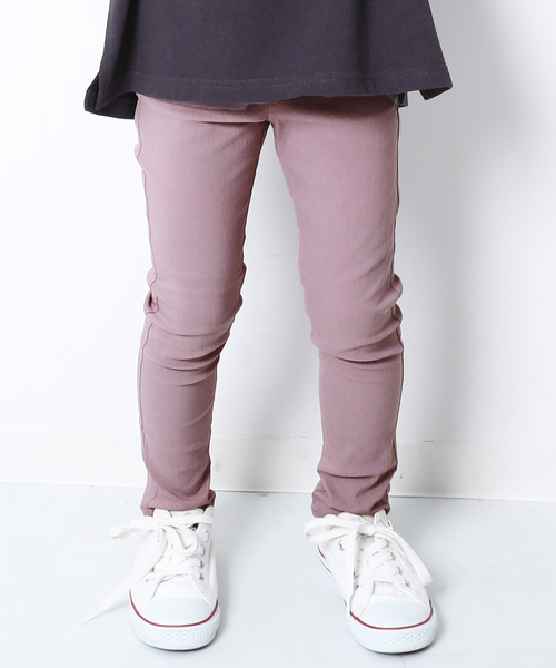 devirock(デビロック)の「ウルトラストレッチスキニーパンツ(その他パンツ・キッズ・パープル系その他/チャコール/テラコッタ/モカ/カーキ/ブラック/ベージュ・130cm/140cm/150cm/160cm/110cm/100cm/120cm)」の7枚目の写真