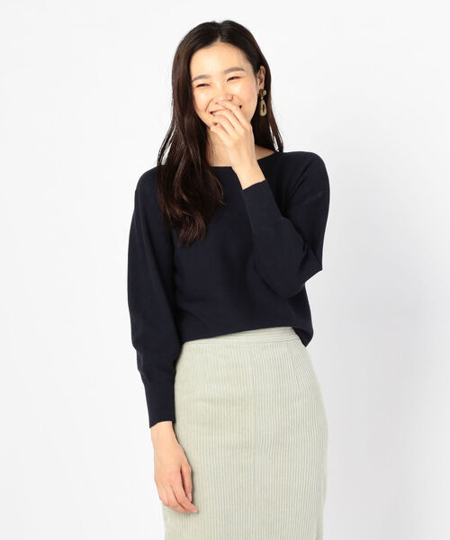 NOLLEY'S（ノーリーズ）の「ボートネックホールガーメントプル
