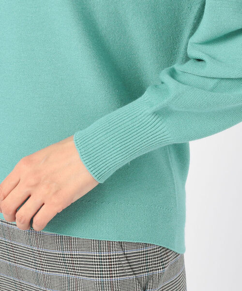 NOLLEY’S（ノーリーズ）の「ボートネックホールガーメントプルオーバーニット（ニット/セーター・レディース・ネイビー/ピンク/アイボリー/ミント/ラベンダー・1）」の10枚目の写真