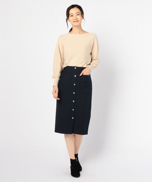 NOLLEY’S（ノーリーズ）の「ボートネックホールガーメントプルオーバーニット（ニット/セーター・レディース・ネイビー/ピンク/アイボリー/ミント/ラベンダー・1）」の15枚目の写真