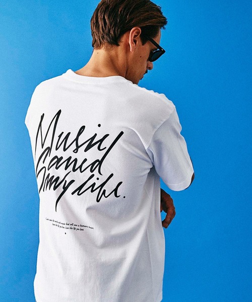 MSML(エムエスエムエル)の「MUSICSAVEDMYLIFE TEE(Tシャツ/カットソー・メンズ・ホワイト/ブラック・S/M/L)」の11枚目の写真