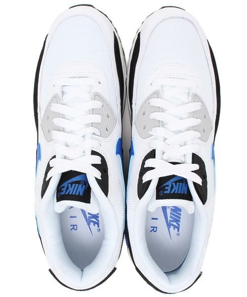 green label relaxing（グリーンレーベルリラクシング）の「［ナイキ］ NIKE AIR MAX 90ESSENTIAL スニーカー（スニーカー・メンズ・ブラック/コバルトブルー・26cm/26.5cm/28cm/27cm/27.5cm）」の8枚目の写真