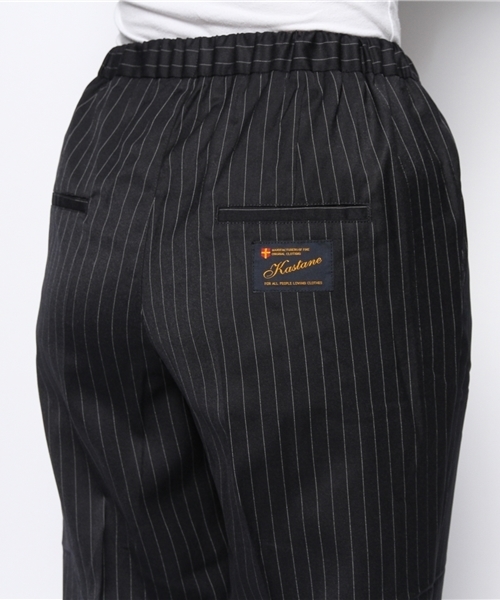 Kastane（カスタネ）の「【Kastane】ピンストテーパードPT（その他パンツ・レディース・ネイビー/スミクロ・FREE）」の3枚目の写真