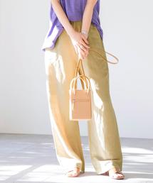 coen | 【WEB限定サイズ】リネンレーヨンパンツ#(その他パンツ)