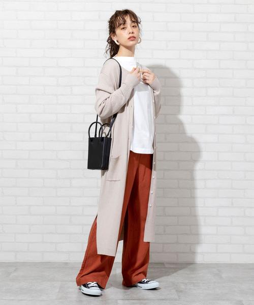 coen（コーエン）の「【WEB限定サイズ】リネンレーヨンパンツ#（その他パンツ・レディース・ベージュ/ネイビー/テラコッタ/グリーン・LARGE/SMALL/MEDIUM/X-LARGE）」の20枚目の写真