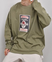 kutir | バラプリントロンT(Tシャツ/カットソー)