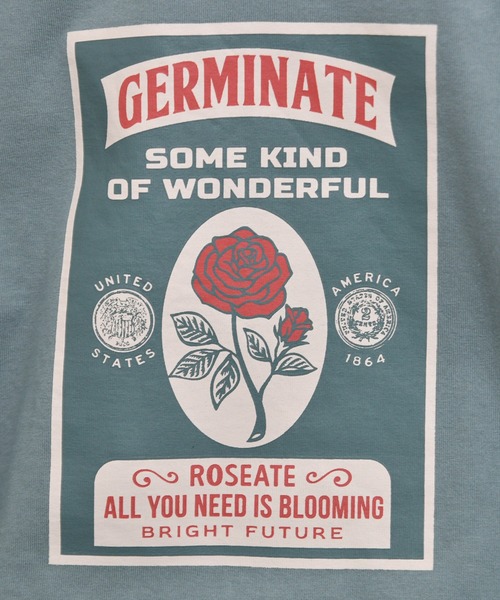 kutir(クティール)の「バラプリントロンT(Tシャツ/カットソー・メンズ・ラベンダー/ブラック/ライトブルー/ライトグリーン/オフホワイト・MEDIUM/LARGE/SMALL)」の20枚目の写真