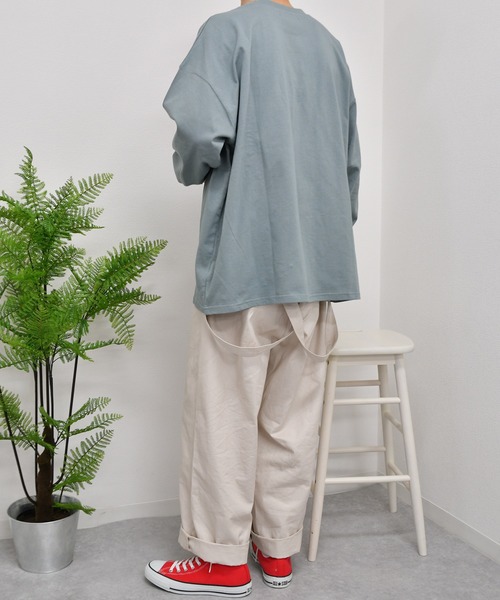 kutir(クティール)の「バラプリントロンT(Tシャツ/カットソー・メンズ・ラベンダー/ブラック/ライトブルー/ライトグリーン/オフホワイト・MEDIUM/LARGE/SMALL)」の17枚目の写真