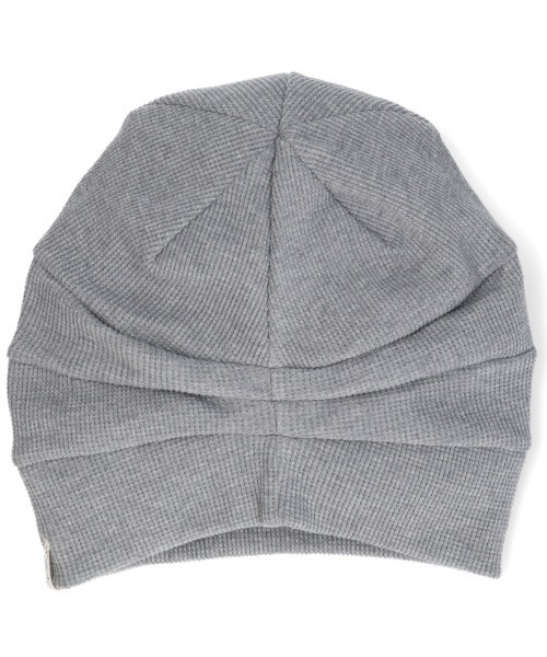 OVERRIDE(オーバーライド)の「ワッフル段々ワッチ(ニットキャップ/ビーニー・レディース・グレー/ブラック・FREE)」の4枚目の写真