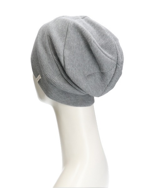 OVERRIDE(オーバーライド)の「ワッフル段々ワッチ(ニットキャップ/ビーニー・レディース・グレー/ブラック・FREE)」の7枚目の写真