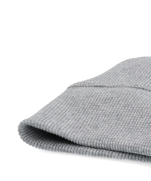 OVERRIDE(オーバーライド)の「ワッフル段々ワッチ(ニットキャップ/ビーニー・レディース・グレー/ブラック・FREE)」の5枚目の写真