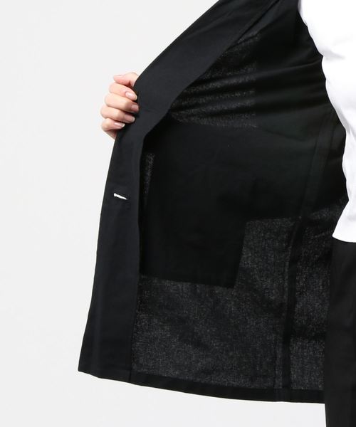 WEGO(ウィゴー)の「WEGO/【セットアップ対応商品】テーラードシャツジャケット(テーラードジャケット・レディース・ブラック/アイボリー/グレー系その他2・FREE)」の9枚目の写真