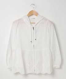axes femme | アイレットレースブルゾン(その他アウター)