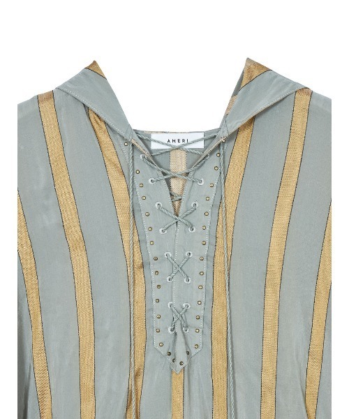 Ameri（アメリ）の「STRIPE CAFTAN DRESS（ワンピース）」 - WEAR