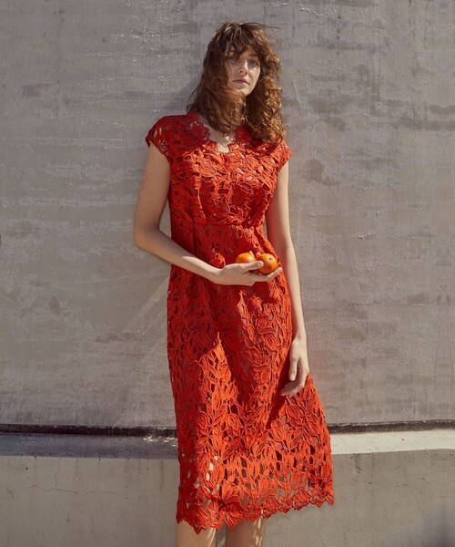 セール Flicka Epoca Lace Tulip ワンピース Lace The The Epoca Kyoko Shop Kame カラードレス ワンピース Epoca Shop エポカザショップ のファッション