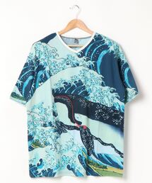 【カヤ】浮世絵メンズTシャツ