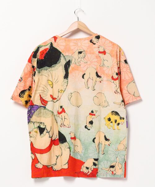 カヤ（カヤ）の「【カヤ】浮世絵メンズTシャツ（Tシャツ/カットソー・メンズ・ホワイト/ブラック/ネイビー/ブルー/ベージュ/ダークネイビー・M/L）」の22枚目の写真