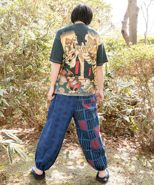 カヤ（カヤ）の「【カヤ】浮世絵メンズTシャツ（Tシャツ/カットソー・メンズ・ホワイト/ブラック/ネイビー/ブルー/ベージュ/ダークネイビー・M/L）」の19枚目の写真