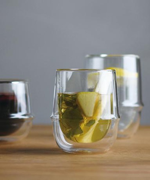 KINTO(キントー)の「KINTO KRONOS キントー クロノス ダブルウォール コーヒーカップ グラス コップ クリア 250ml(グラス/マグカップ/タンブラー・レディース・その他・FREE)」の6枚目の写真