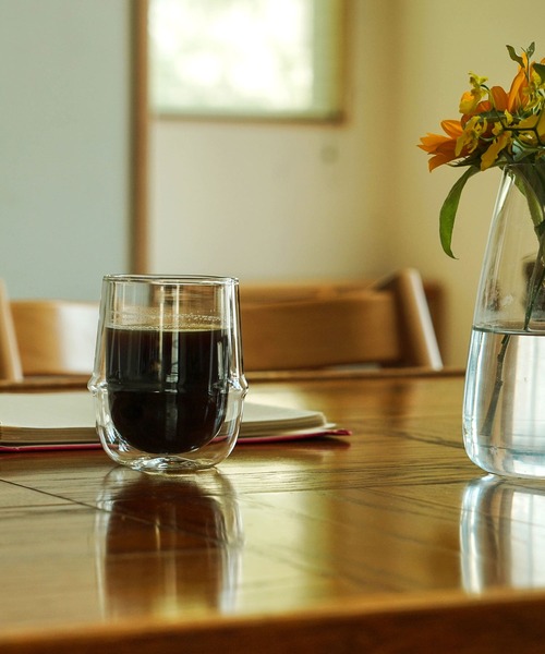 KINTO(キントー)の「KINTO KRONOS キントー クロノス ダブルウォール コーヒーカップ グラス コップ クリア 250ml(グラス/マグカップ/タンブラー・レディース・その他・FREE)」の13枚目の写真