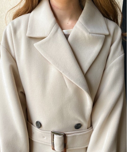 apres jour(アプレジュール)の「袖ボリュームコート【ZOZOTOWN限定アイテム】20AW☆(チェスターコート・レディース・ダークブラウン/モカ/スモークピンク/ライトベージュ・フリー)」の5枚目の写真