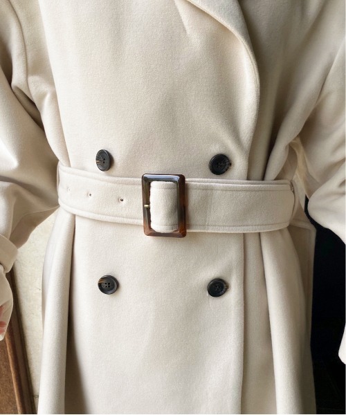 apres jour(アプレジュール)の「袖ボリュームコート【ZOZOTOWN限定アイテム】20AW☆(チェスターコート・レディース・ダークブラウン/モカ/スモークピンク/ライトベージュ・フリー)」の6枚目の写真