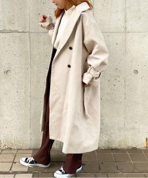 apres jour(アプレジュール)の「袖ボリュームコート【ZOZOTOWN限定アイテム】20AW☆(チェスターコート・レディース・ダークブラウン/モカ/スモークピンク/ライトベージュ・フリー)」の11枚目の写真