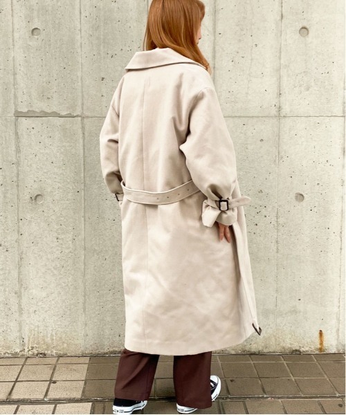 apres jour(アプレジュール)の「袖ボリュームコート【ZOZOTOWN限定アイテム】20AW☆(チェスターコート・レディース・ダークブラウン/モカ/スモークピンク/ライトベージュ・フリー)」の9枚目の写真