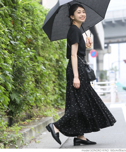coca（coca）（コカ）の「スペースドットボリュームスカート（スカート・レディース・ブラック・ONE SIZE）」の5枚目の写真