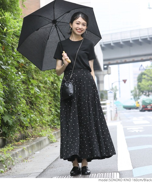 coca（coca）（コカ）の「スペースドットボリュームスカート（スカート・レディース・ブラック・ONE SIZE）」の6枚目の写真
