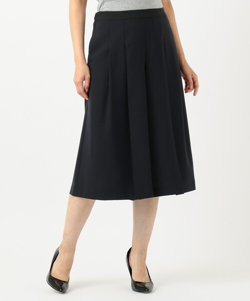 J.PRESS(ジェイプレス)の「【洗える】リラクシオンツイル キュロットパンツ(その他パンツ・レディース・ブラウン系/ネイビー系/ワイン系・T13/T15)」の1枚目の写真