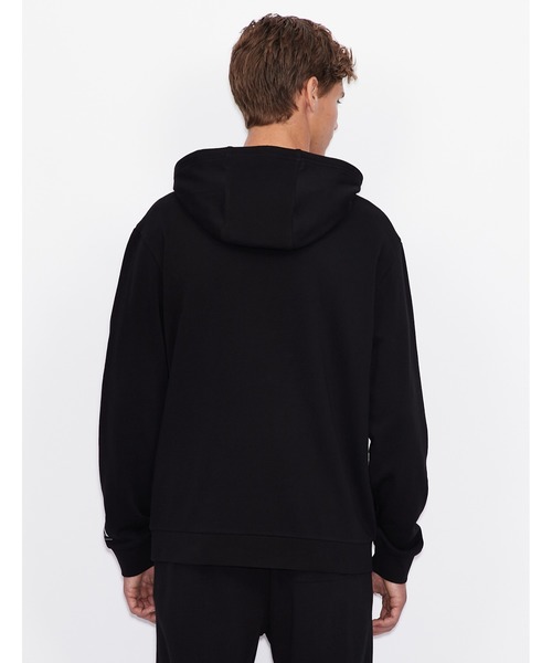 ARMANI EXCHANGE フォト&amp;メッセージデザイン スウェットパーカ ARMANI EXCHANGE（アルマーニエクスチェンジ）の「【A|Xアルマーニ