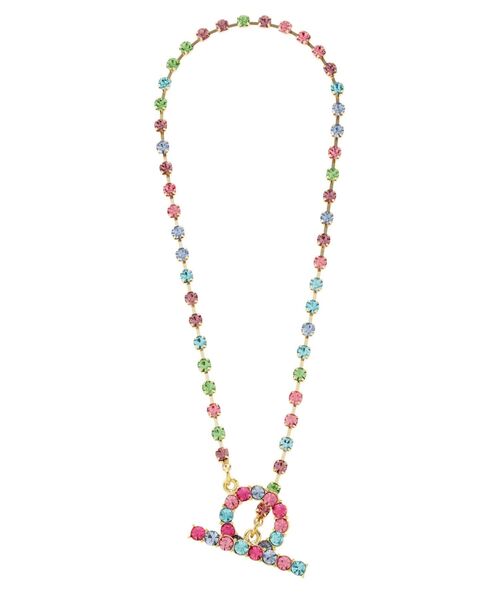 jouetie（ジュエティ）の「ラインビジューチョーカー（チョーカー・レディース・グリーン/クリア/その他1・FREE）」の5枚目の写真