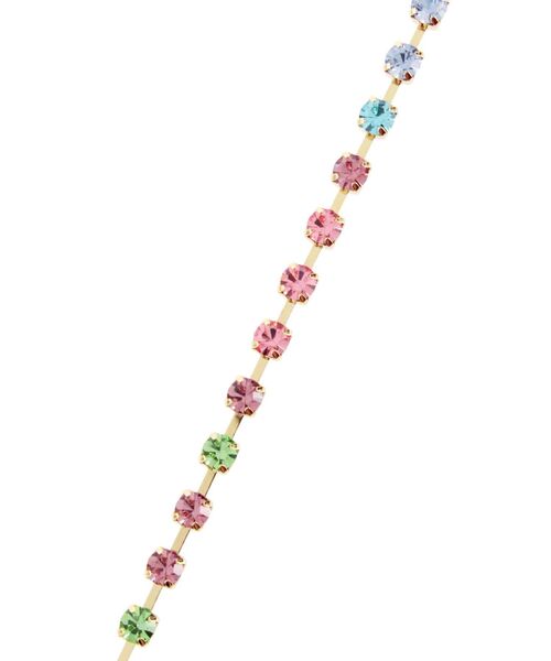 jouetie（ジュエティ）の「ラインビジューチョーカー（チョーカー・レディース・グリーン/クリア/その他1・FREE）」の7枚目の写真