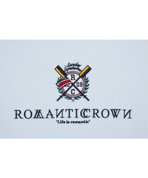 ROMANTIC CROWN(ロマンティッククラウン)の「【ROMANTIC CROWN】RMTCRW PADDLING LOGO HOODIE / ロマンティッククラウン パドリング ロゴ フーディー(パーカー・メンズ・スカイブルー/ネイビー/ライトグリーン/アイボリー/ブラック・SMALL/MEDIUM/LARGE/X-LARGE)」の11枚目の写真