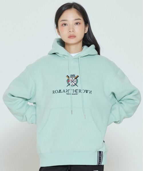 ROMANTIC CROWN(ロマンティッククラウン)の「【ROMANTIC CROWN】RMTCRW PADDLING LOGO HOODIE / ロマンティッククラウン パドリング ロゴ フーディー(パーカー・メンズ・スカイブルー/ネイビー/ライトグリーン/アイボリー/ブラック・SMALL/MEDIUM/LARGE/X-LARGE)」の21枚目の写真