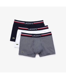 LACOSTE（ラコステ）の「マルチデザイン３パックトランクショーツ（ボクサーパンツ・メンズ）」