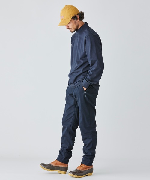 L.L.Bean（エルエルビーン）の「ケアフリー・アンシュリンカブル・モックネック・シャツ ジャパン・フィット（Tシャツ/カットソー・メンズ・ヘザーチャコール/ブラック/ネイビー/ホワイト・MEDIUM/X-LARGE/LARGE/SMALL/XX-LARGE）」の21枚目の写真