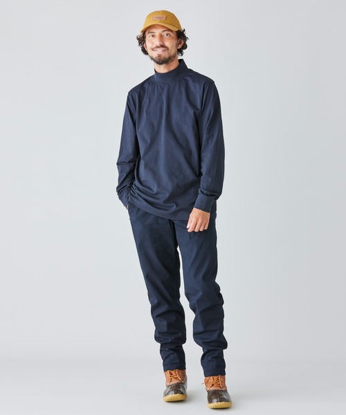 L.L.Bean（エルエルビーン）の「ケアフリー・アンシュリンカブル・モックネック・シャツ ジャパン・フィット（Tシャツ/カットソー・メンズ・ヘザーチャコール/ブラック/ネイビー/ホワイト・MEDIUM/X-LARGE/LARGE/SMALL/XX-LARGE）」の20枚目の写真