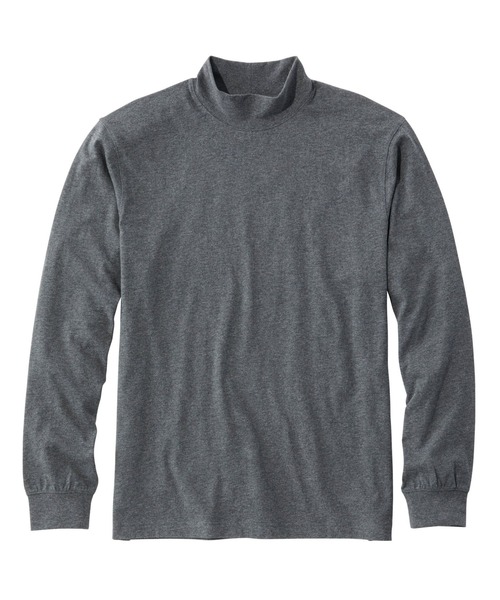 L.L.Bean（エルエルビーン）の「ケアフリー・アンシュリンカブル・モックネック・シャツ ジャパン・フィット（Tシャツ/カットソー・メンズ・ヘザーチャコール/ブラック/ネイビー/ホワイト・MEDIUM/X-LARGE/LARGE/SMALL/XX-LARGE）」の14枚目の写真