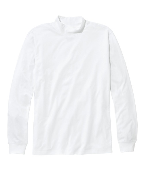 L.L.Bean（エルエルビーン）の「ケアフリー・アンシュリンカブル・モックネック・シャツ ジャパン・フィット（Tシャツ/カットソー・メンズ・ヘザーチャコール/ブラック/ネイビー/ホワイト・MEDIUM/X-LARGE/LARGE/SMALL/XX-LARGE）」の13枚目の写真