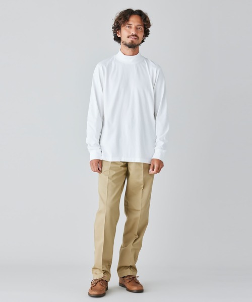 L.L.Bean（エルエルビーン）の「ケアフリー・アンシュリンカブル・モックネック・シャツ ジャパン・フィット（Tシャツ/カットソー・メンズ・ヘザーチャコール/ブラック/ネイビー/ホワイト・MEDIUM/X-LARGE/LARGE/SMALL/XX-LARGE）」の17枚目の写真