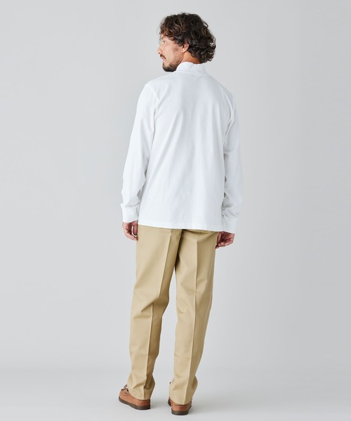 L.L.Bean（エルエルビーン）の「ケアフリー・アンシュリンカブル・モックネック・シャツ ジャパン・フィット（Tシャツ/カットソー・メンズ・ヘザーチャコール/ブラック/ネイビー/ホワイト・MEDIUM/X-LARGE/LARGE/SMALL/XX-LARGE）」の19枚目の写真