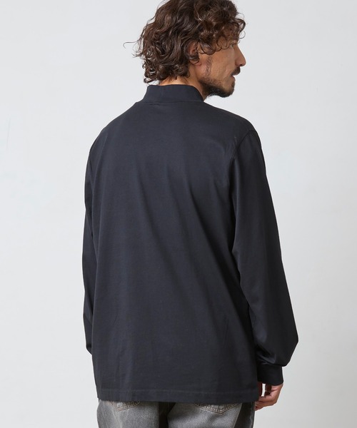 L.L.Bean（エルエルビーン）の「ケアフリー・アンシュリンカブル・モックネック・シャツ ジャパン・フィット（Tシャツ/カットソー・メンズ・ヘザーチャコール/ブラック/ネイビー/ホワイト・MEDIUM/X-LARGE/LARGE/SMALL/XX-LARGE）」の8枚目の写真