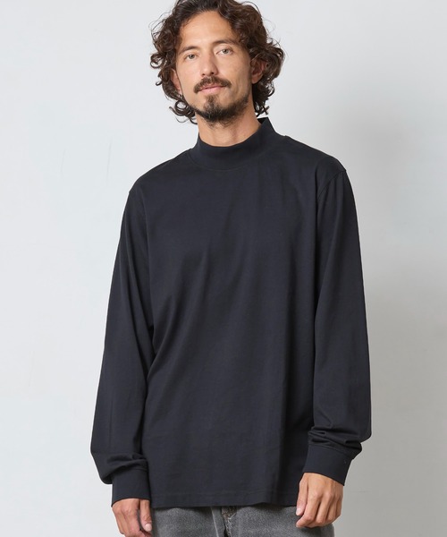 L.L.Bean（エルエルビーン）の「ケアフリー・アンシュリンカブル・モックネック・シャツ ジャパン・フィット（Tシャツ/カットソー・メンズ・ヘザーチャコール/ブラック/ネイビー/ホワイト・MEDIUM/X-LARGE/LARGE/SMALL/XX-LARGE）」の6枚目の写真