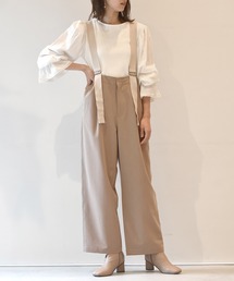 w closet | ツイルスラックスサロペット(サロペット/オーバーオール)
