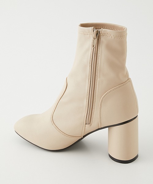 AZUL by moussy（アズールバイマウジー）の「STRETCH SHORT BOOTS/ストレッチショートブーツ（ブーツ・レディース・アイボリー/ブラック/ライトブラウン・SMALL/MEDIUM/LARGE）」の7枚目の写真